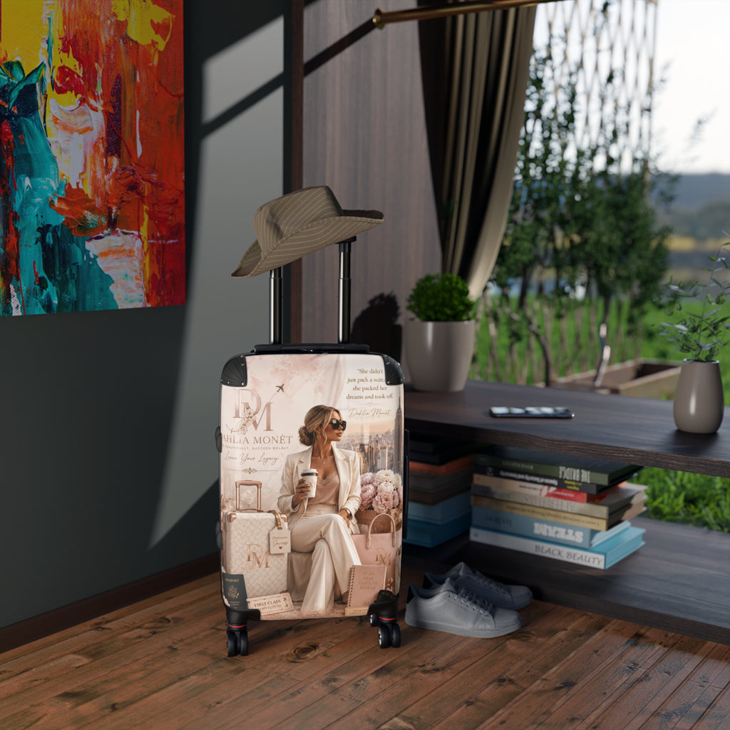 Chic Travel Carry-On Suitcase – Parisian Luxe Design