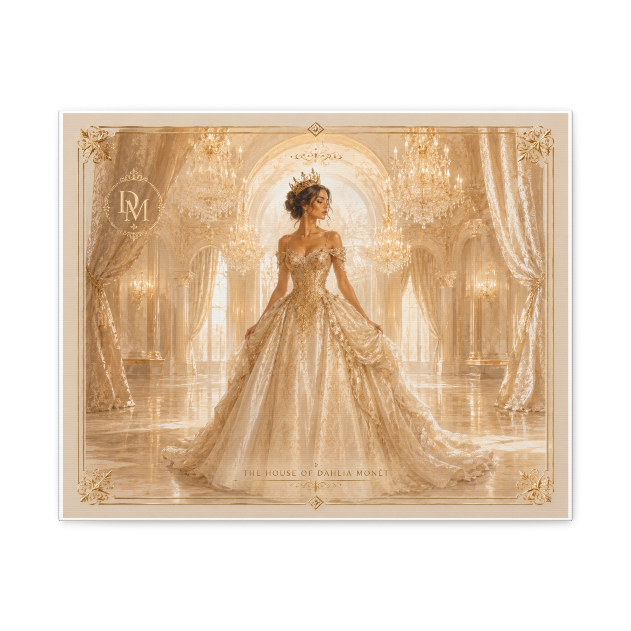 Elegance in Bloom — Matte Canvas Print