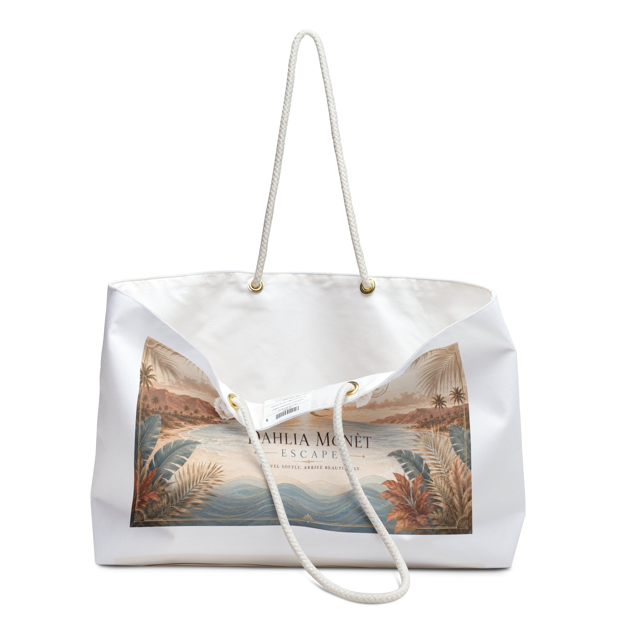 Dahlia Monét Escape Weekender Bag — Tropical Vintage Travel Tote