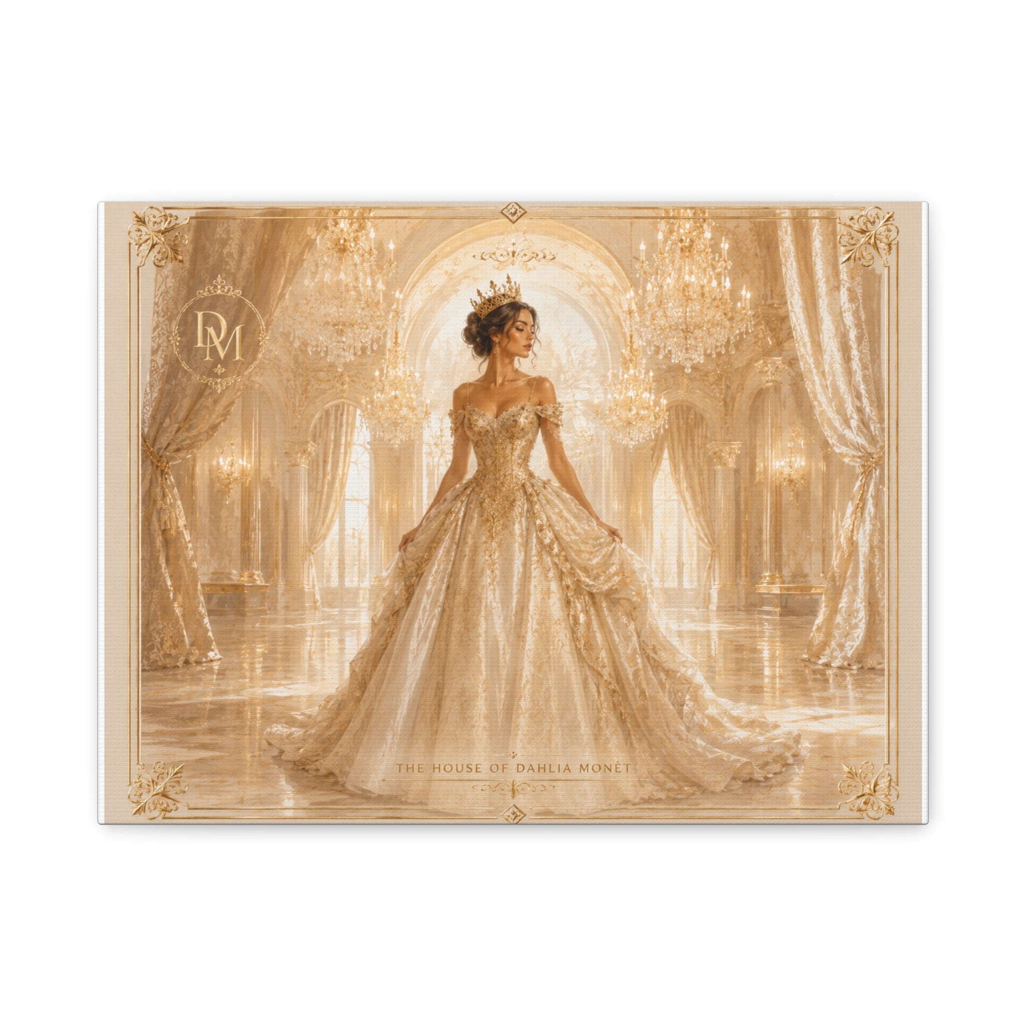 Elegance in Bloom — Matte Canvas Print