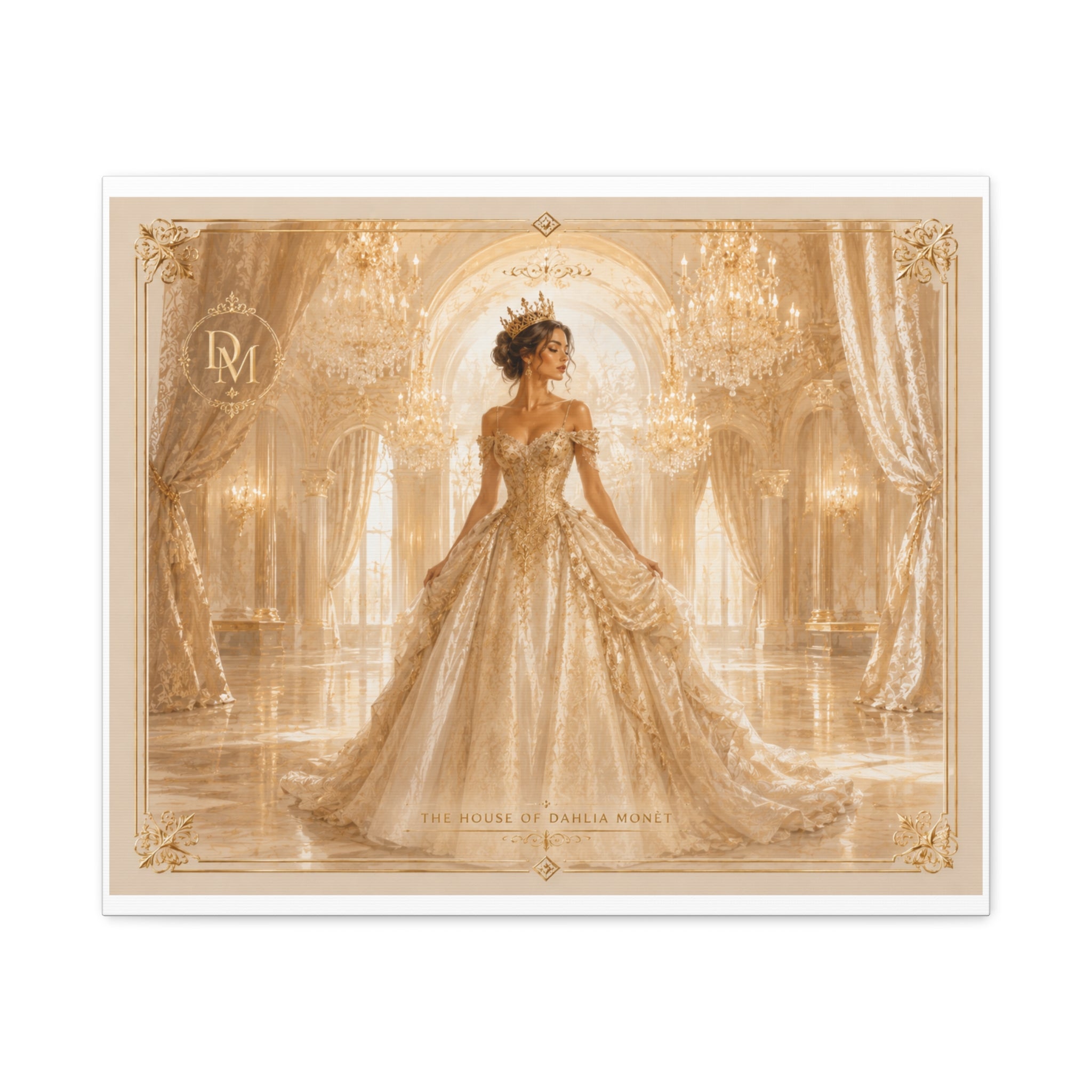 Elegance in Bloom — Matte Canvas Print