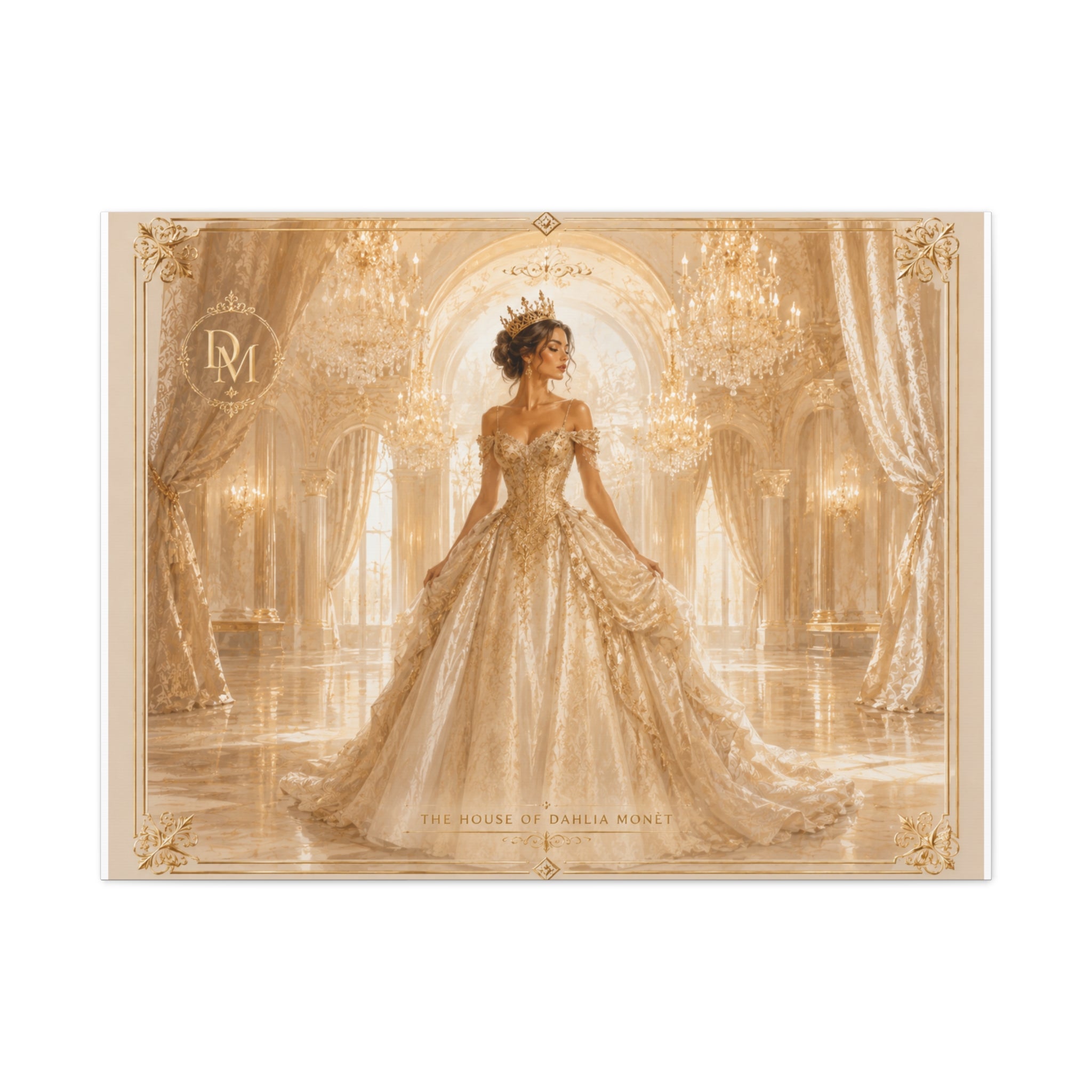 Elegance in Bloom — Matte Canvas Print