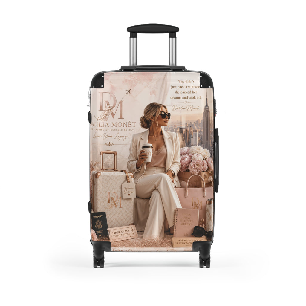 Chic Travel Carry-On Suitcase – Parisian Luxe Design