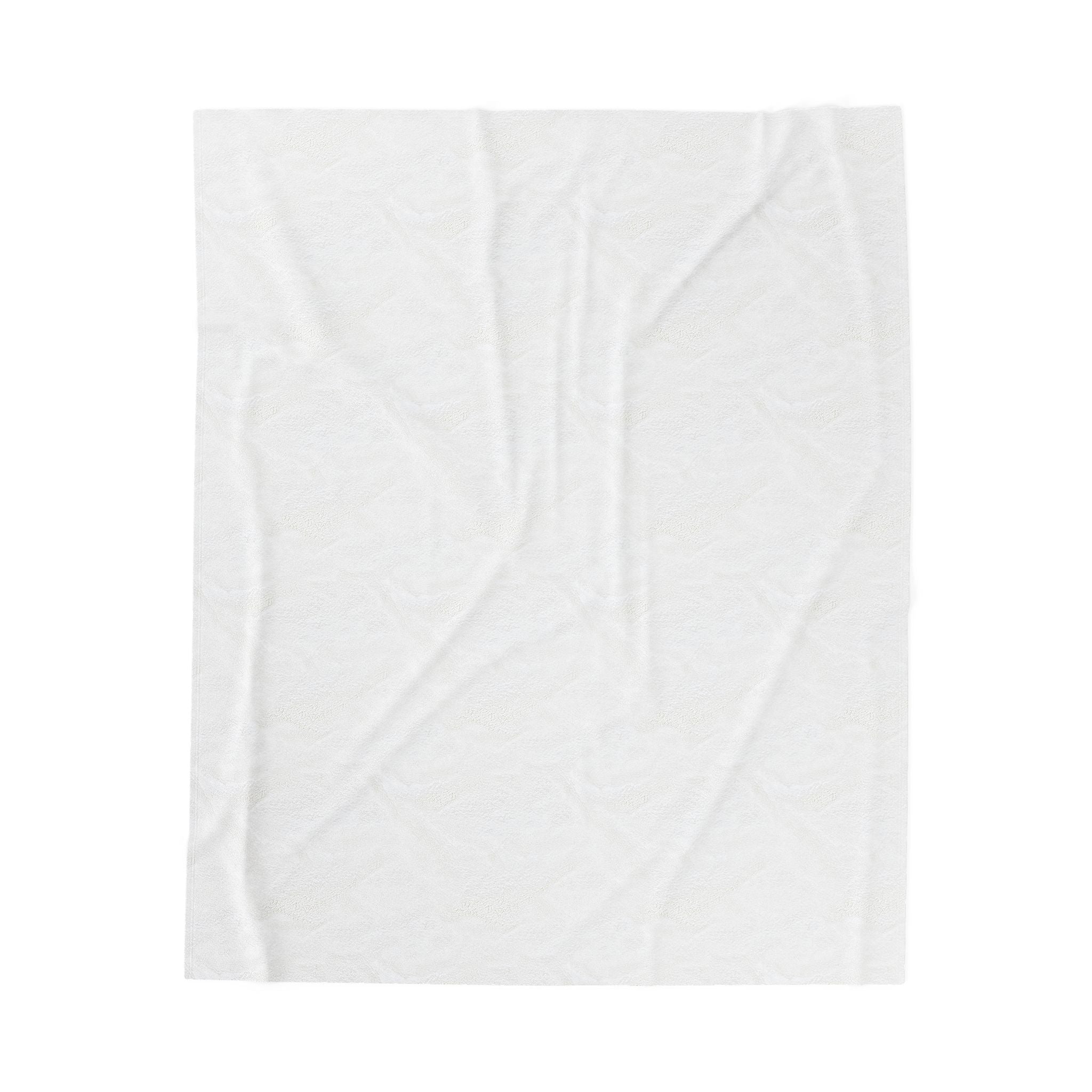 Velveteen Plush Blanket — "Growth Begins With Change" Inspirational Throw