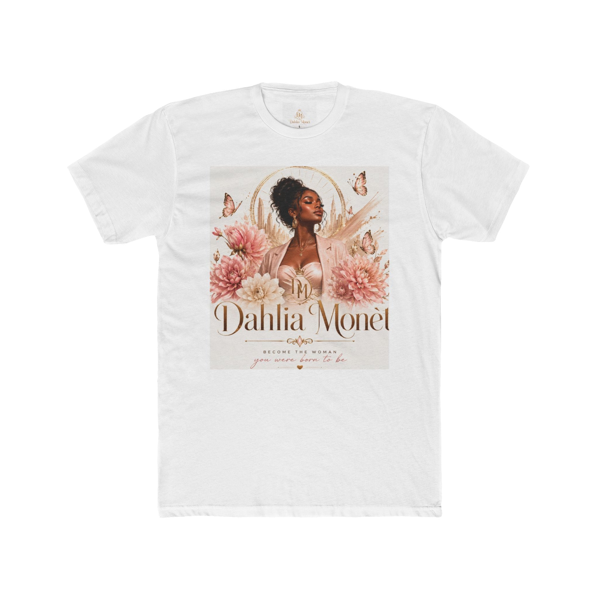 Dahlia Monet Floral Portrait Tee