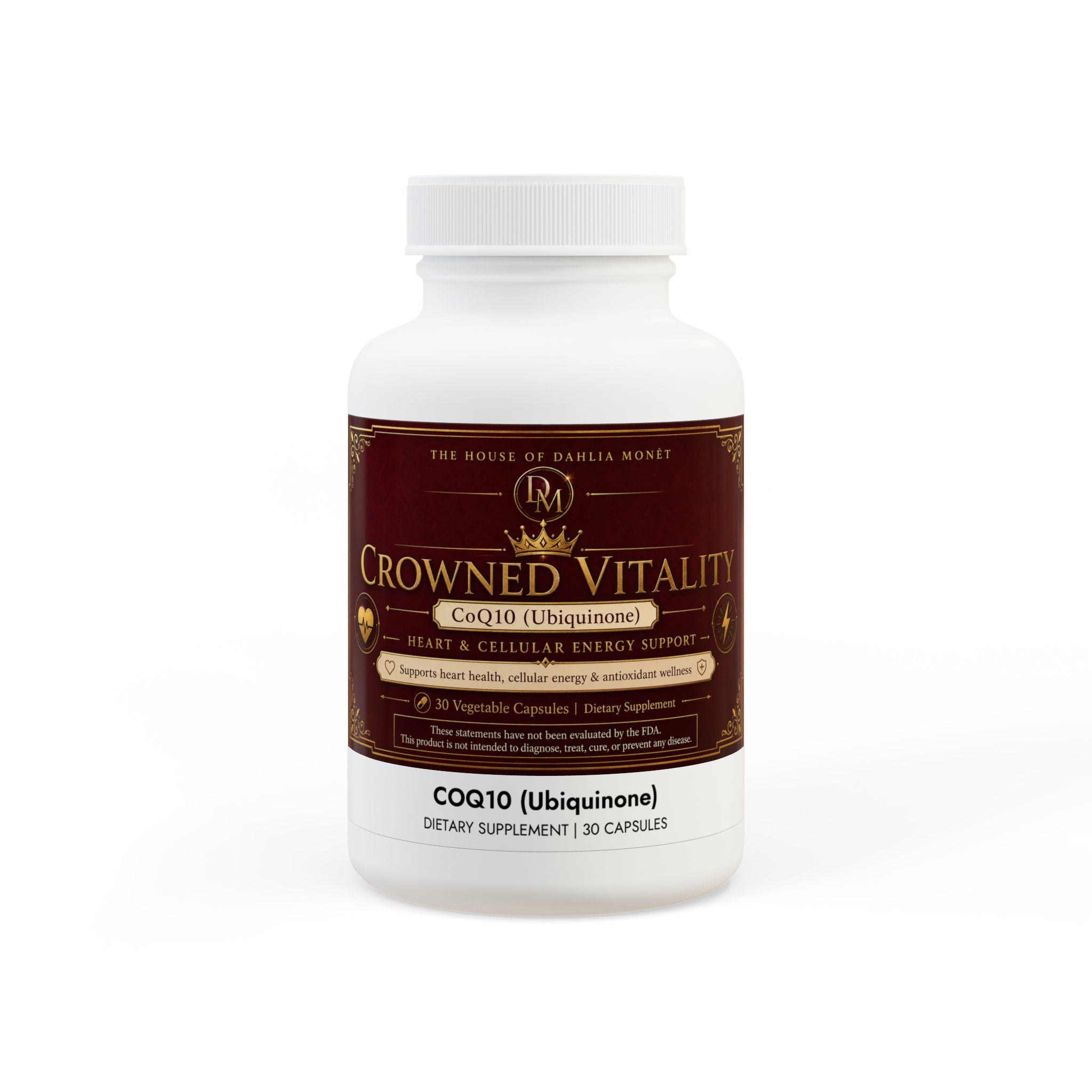 CoQ10 (Ubiquinone) Supplement (30 Capsules)