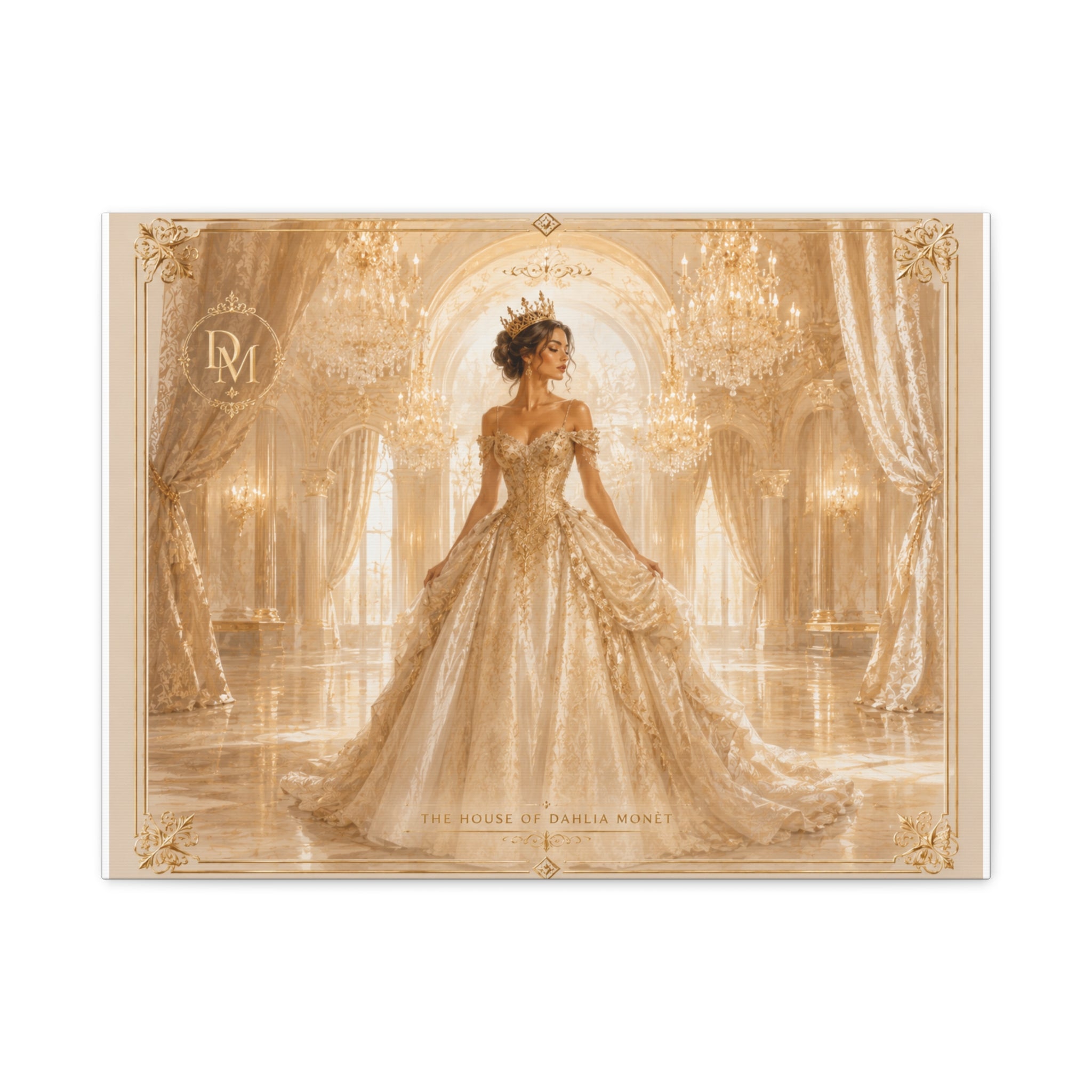 Elegance in Bloom — Matte Canvas Print