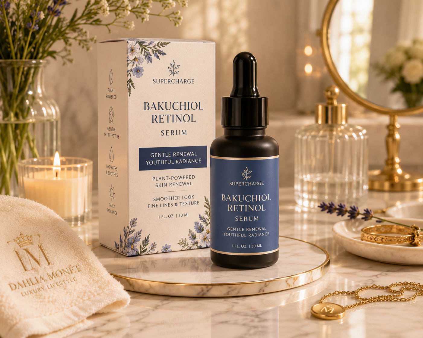 Supercharge Bakuchiol Retinol Serum