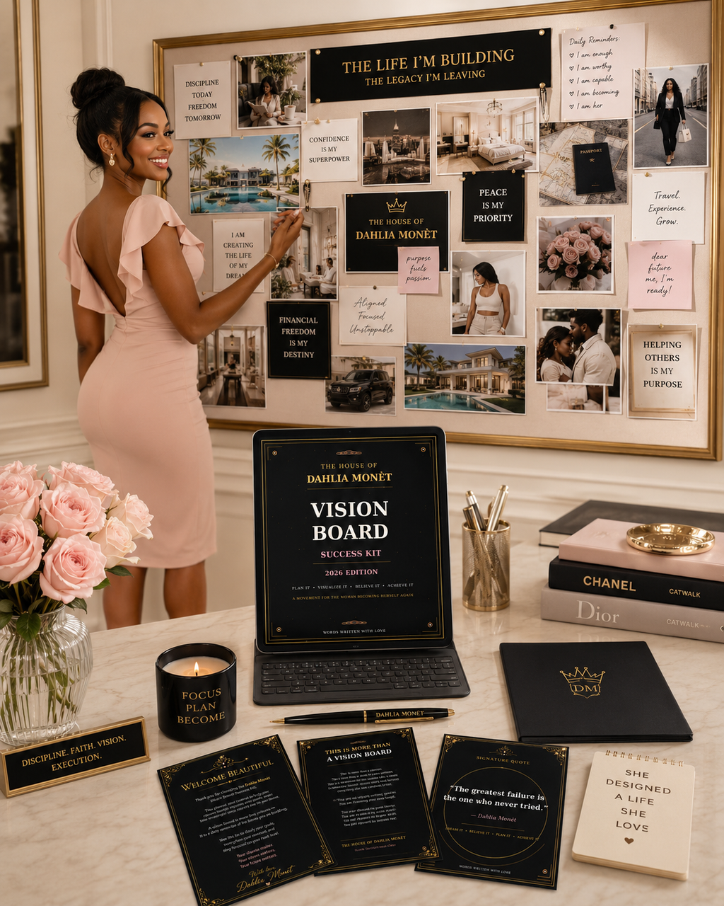 The House of Dahlia Monèt Vision Board Success Kit — 2026 Edition