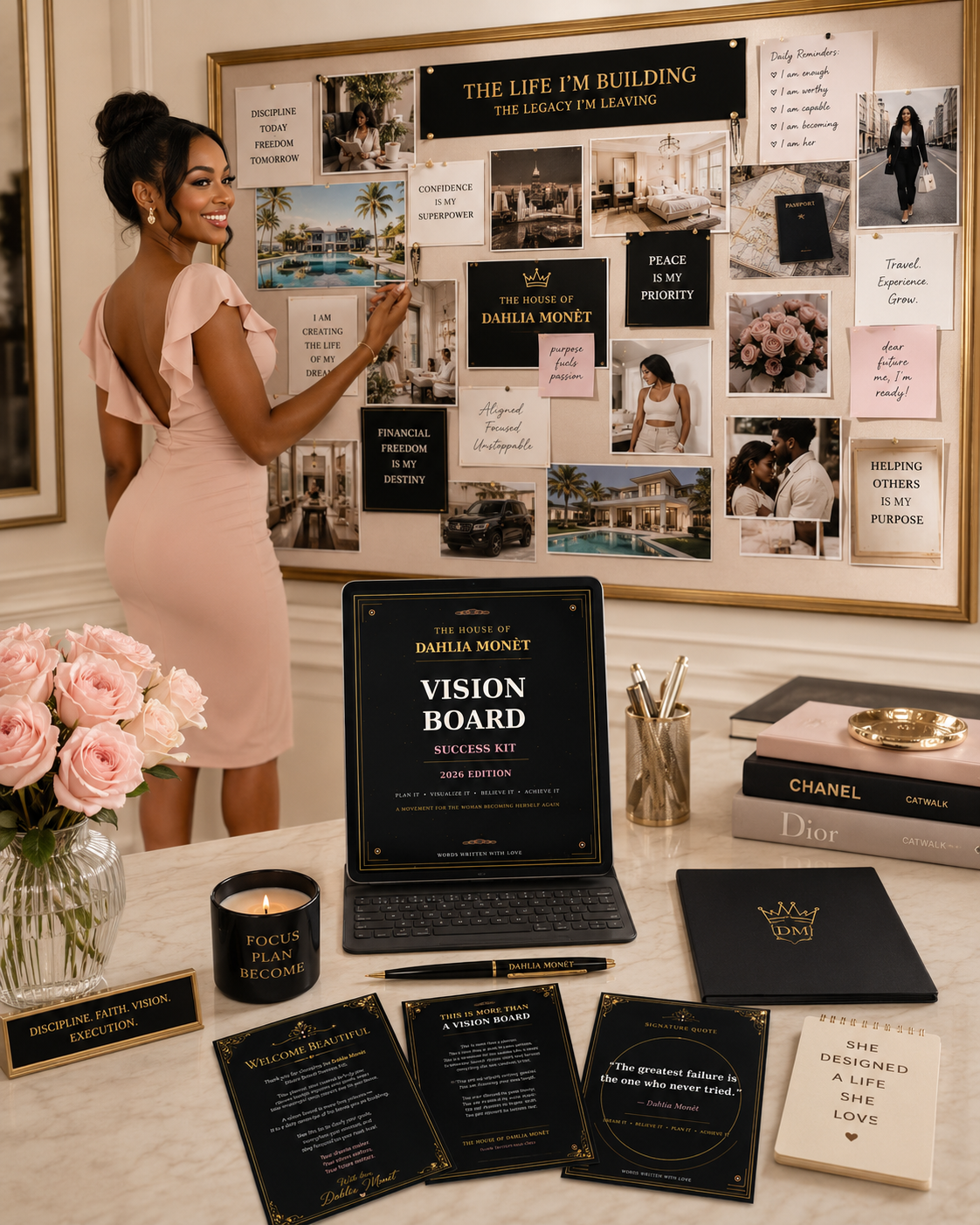 The House of Dahlia Monèt Vision Board Success Kit — 2026 Edition