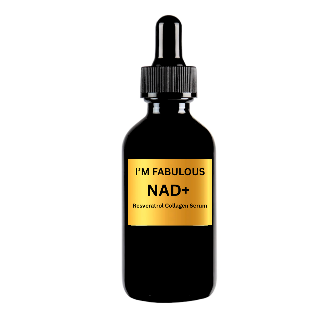 NAD+ Resveratrol Collagen Serum | Organic Anti-Aging Glow