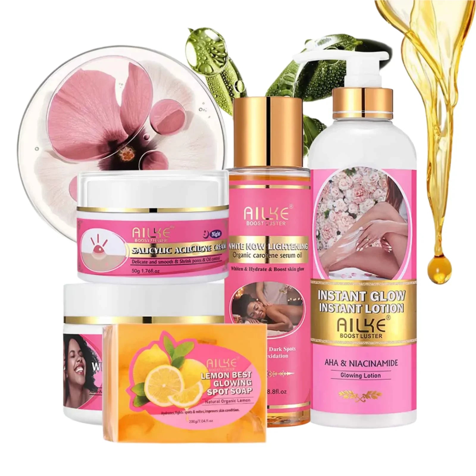 AHA Organic Skin Brightening Care Set